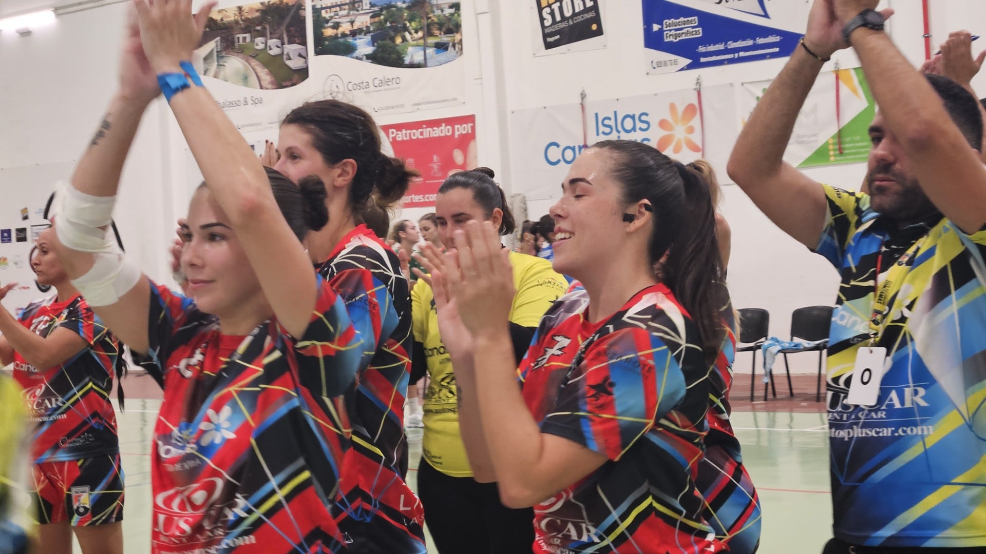 Jugadoras del Zonzamas Plus Car Lanzarote.