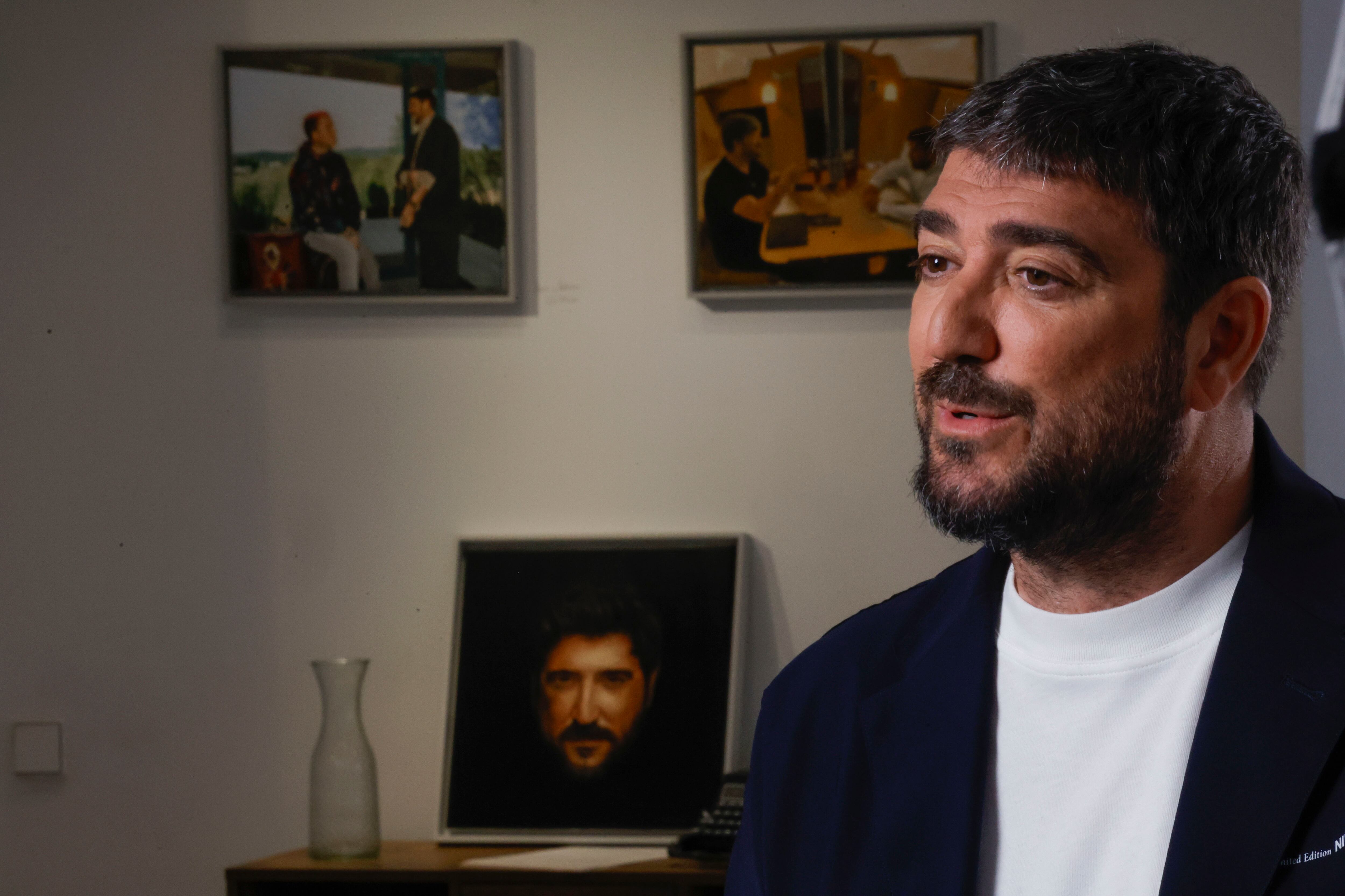 Antonio Orozco durante una entrevista