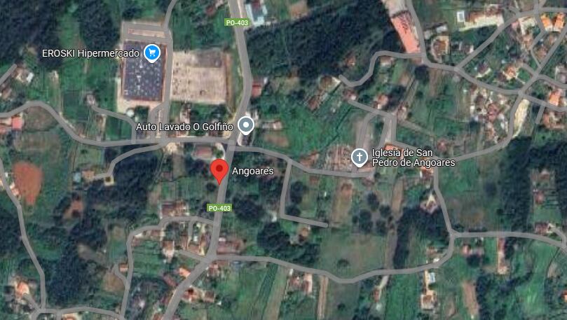 Parroquia de Angoares, en Ponteareas