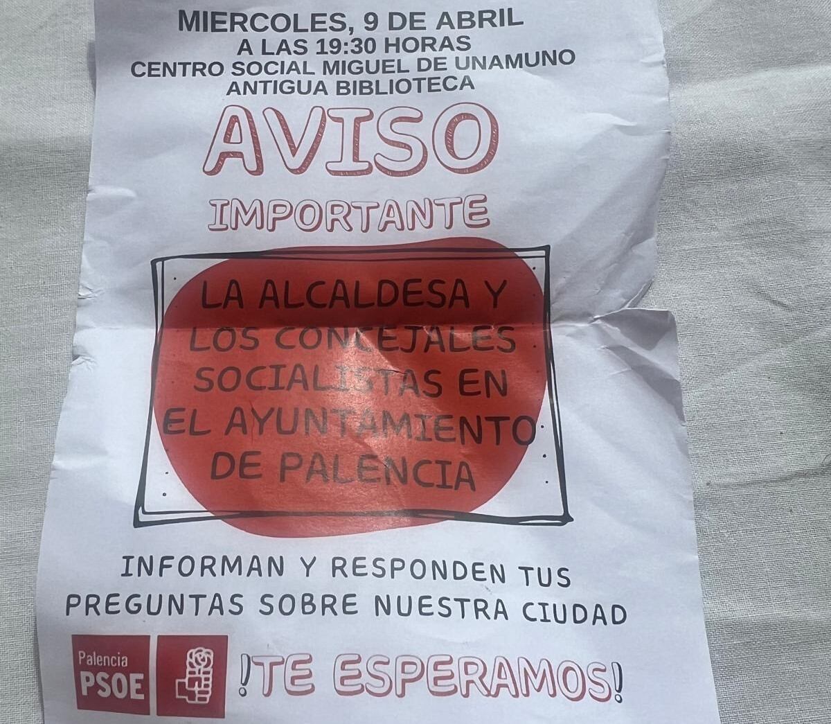 El PP denuncia el uso partidista de las redes sociales institucionales del Ayuntamiento de Palencia por parte del PSOE