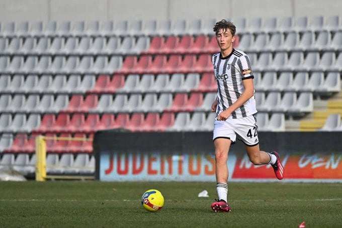 Dean Huijsen, en un partido con la Juventus Next Gen