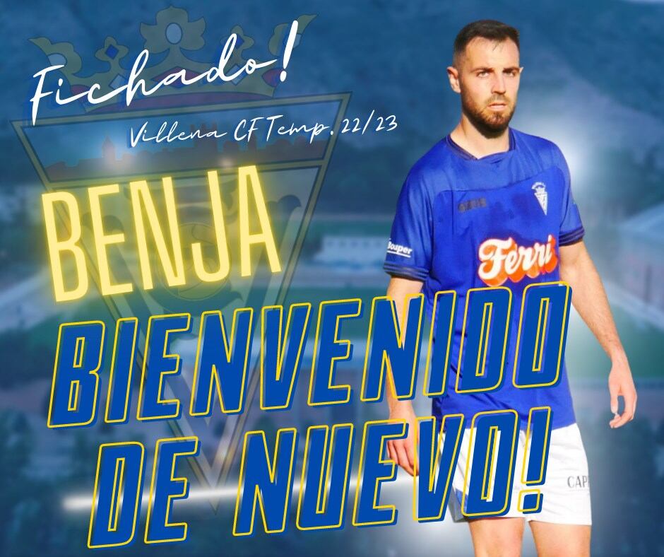 Benja, de nuevo en el Villena CF