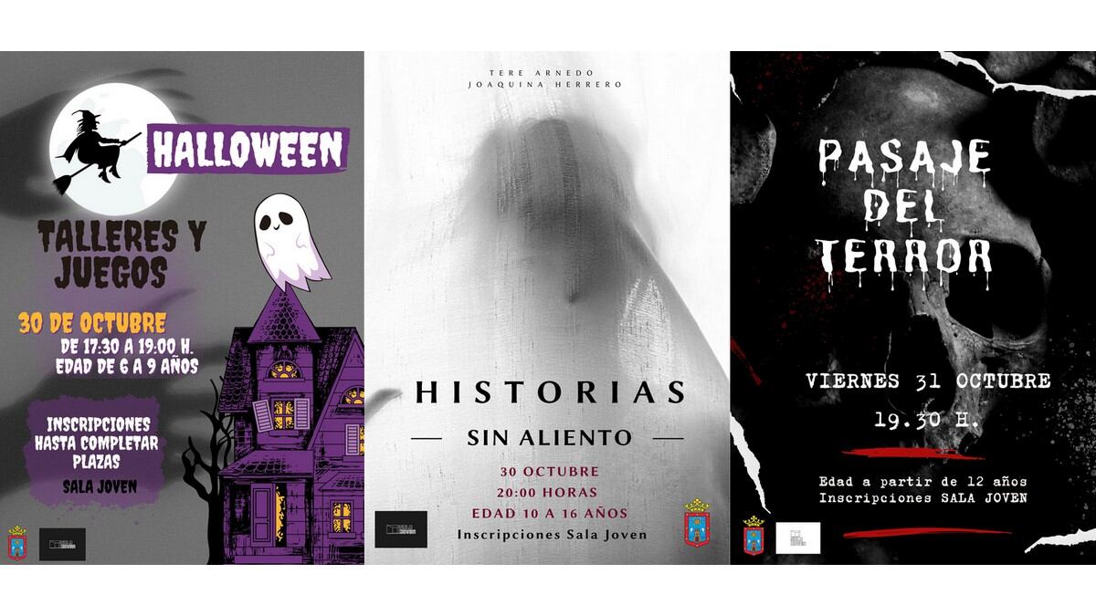 Carteles de los actos organizados