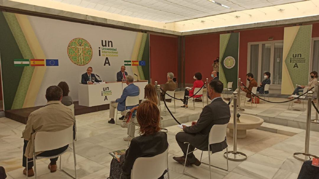 Presentación de los cursos de verano de la UNIA en Andalucía. 