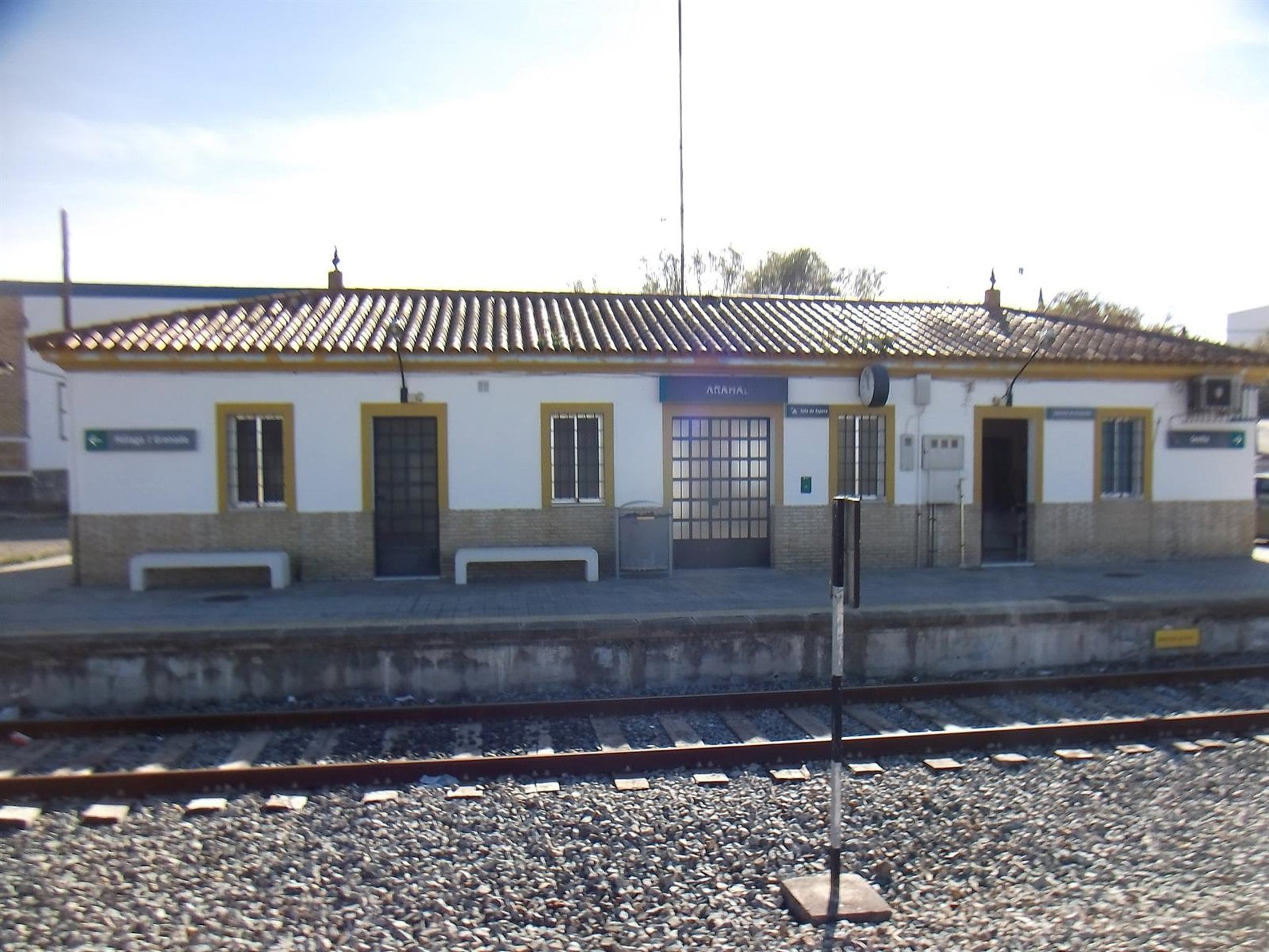 Imagen de archivo de la estación de Arahal, en Sevilla