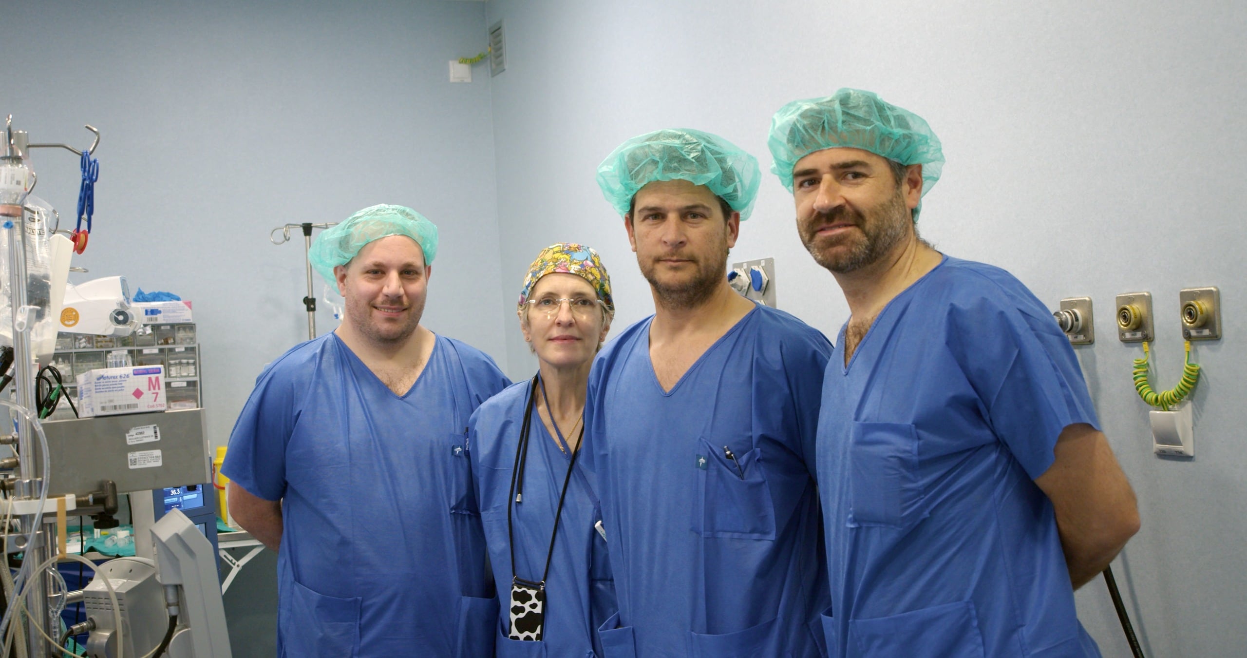 Equipo de enfermeros perfusionistas del Hospital Universitario Reina Sofía de Córdoba