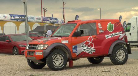 Uno de los vehículos que particiapara en la prueba Rally TT Mar de Olivos