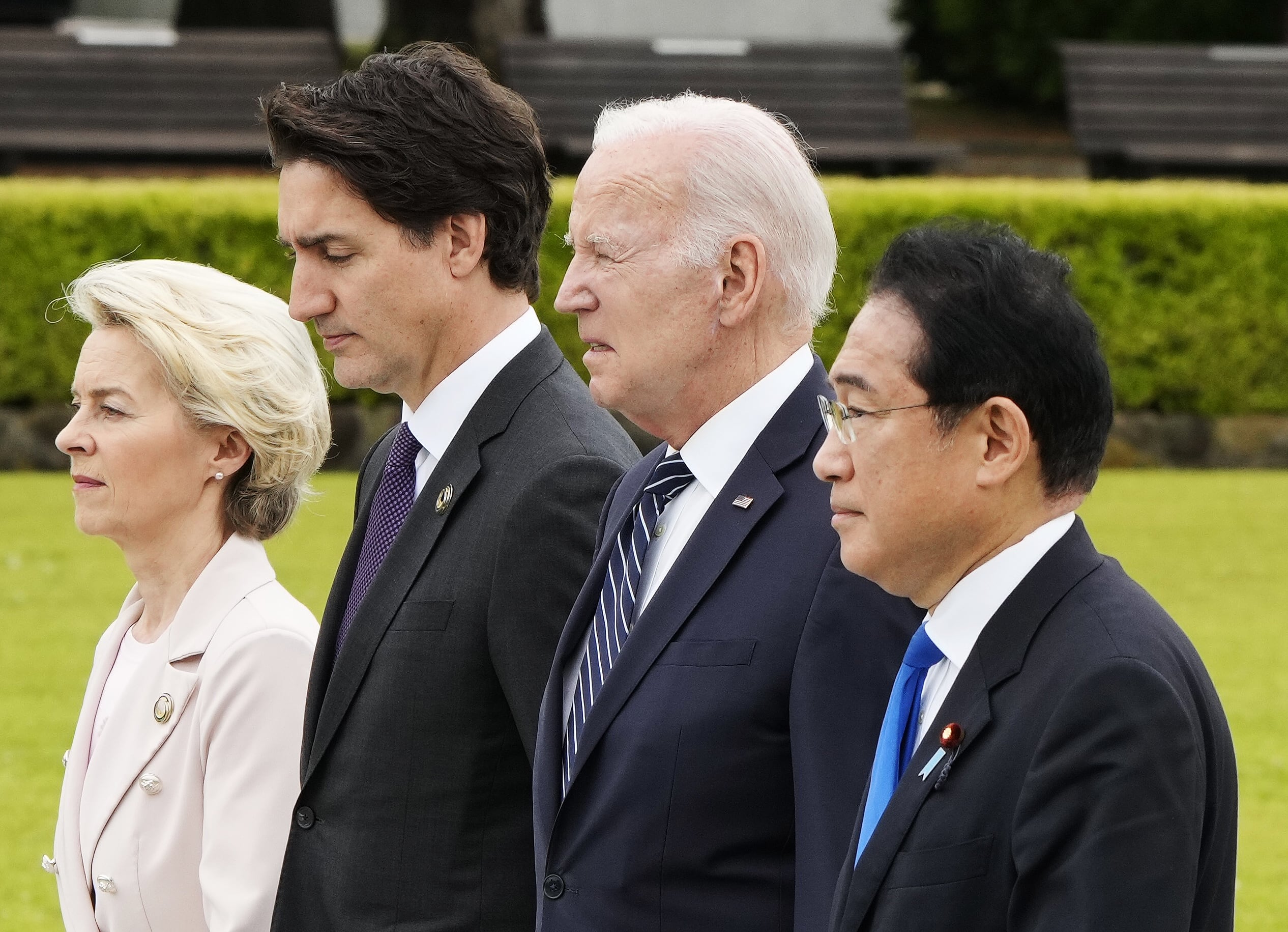 Líderes del G-7 en Hiroshima.