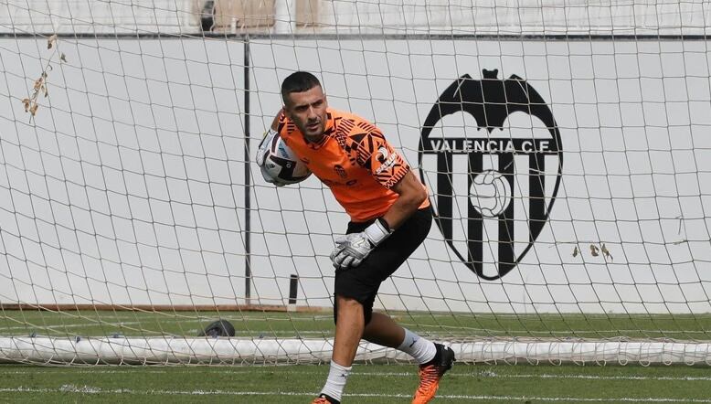 Jaume Doménech portero del Valencia CF