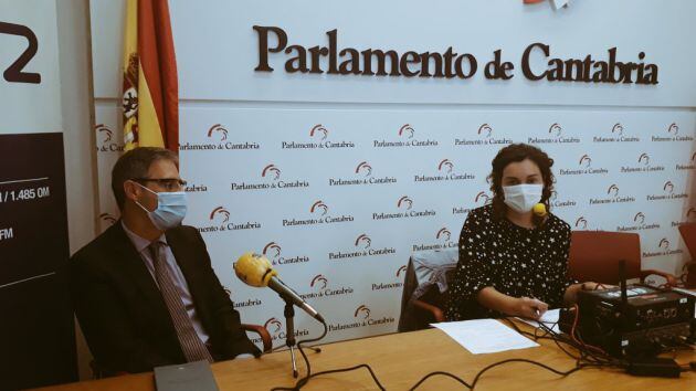 Luis González junto a María Gutiérez.