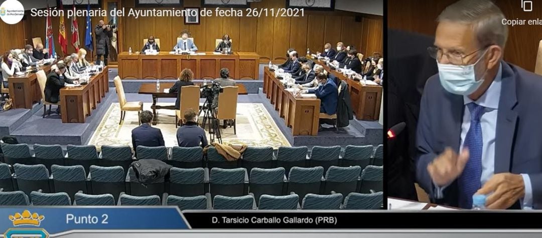 Tarsicio Carballo responde al portavoz del PP tras referirse al equipo de gobierno como el &quot;3+1&quot;