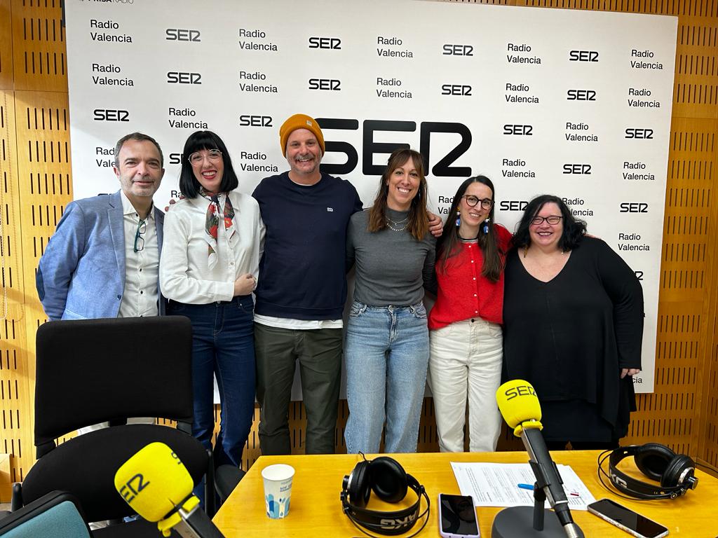 Salva Enguix, Marisol Salanova, Quique Medina, Jèssica Crespo, Marta Hortelano y Áurea Ortiz