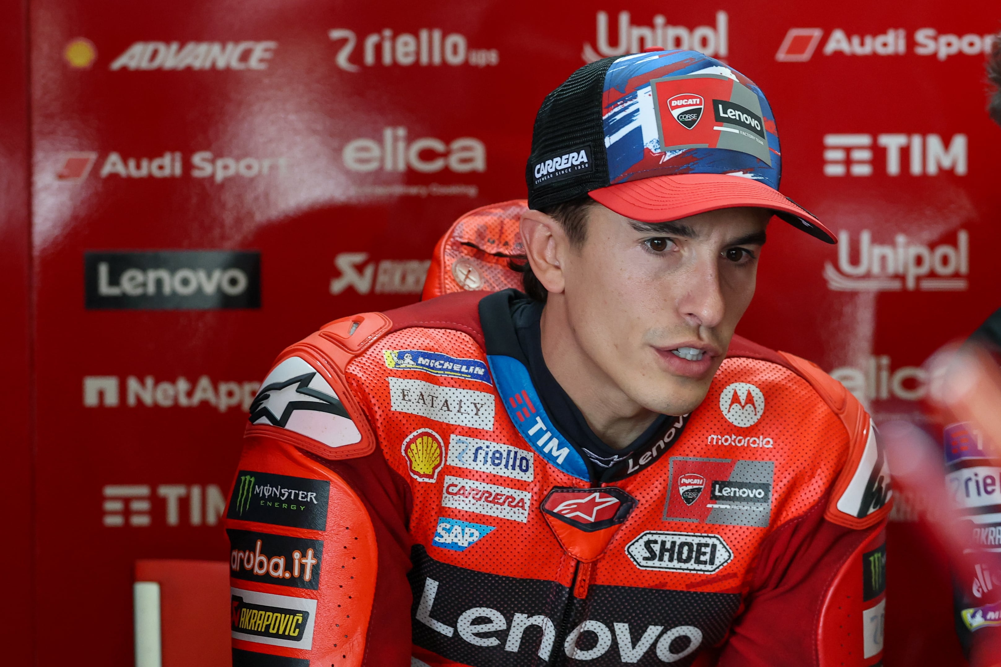 Marc Márquez durante el GP de las Américas