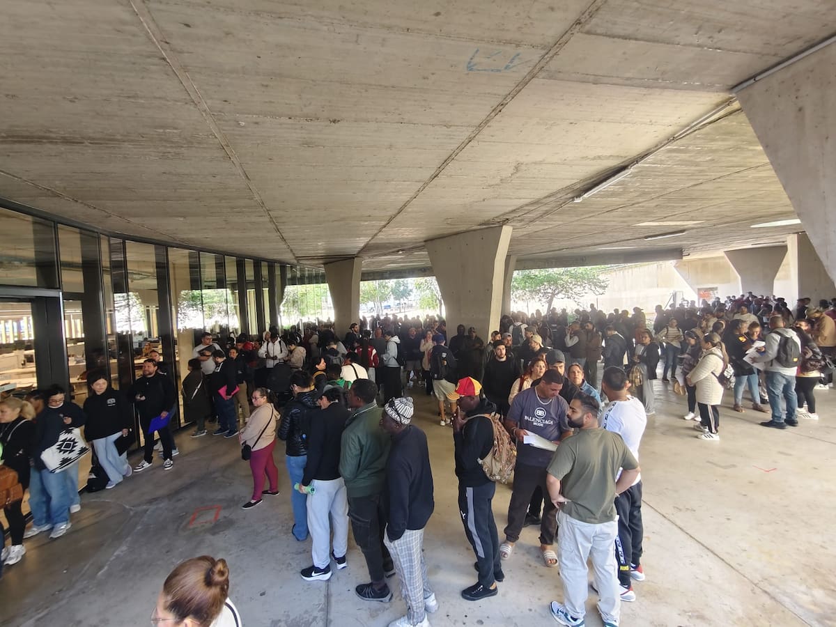 Colas desde la madrugada en Palma para conseguir el certificado de vulnerabilidad