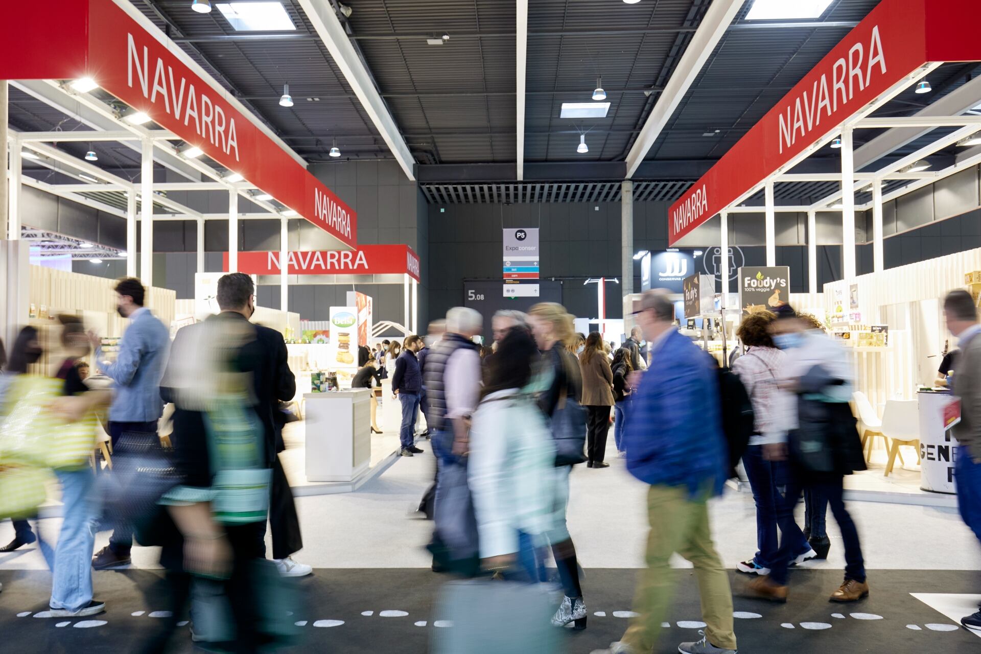 Stand de Navarra en una pasada edición de la feria &#039;Alimentaria&#039;.