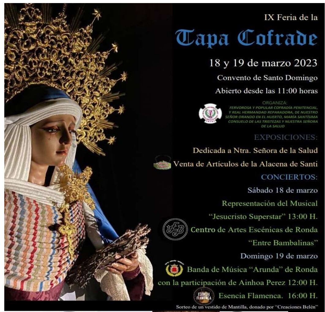 Cartel oficial con toda la programación