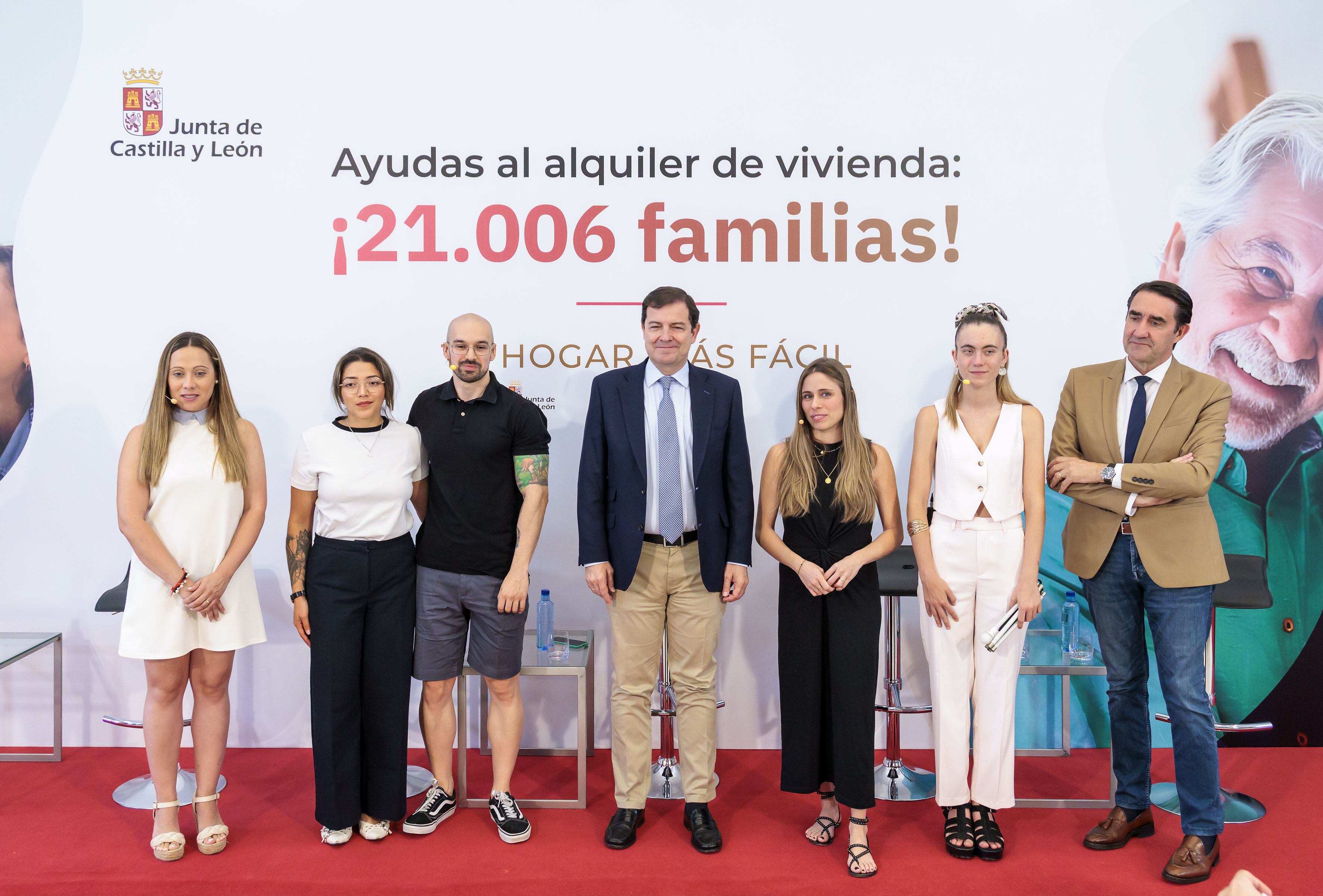 El presidente de la Junta de Castilla y León, Alfonso Fernández Mañueco, presenta medidas en materia de vivienda en la Comunidad | Fuente: Junta de Castilla y León