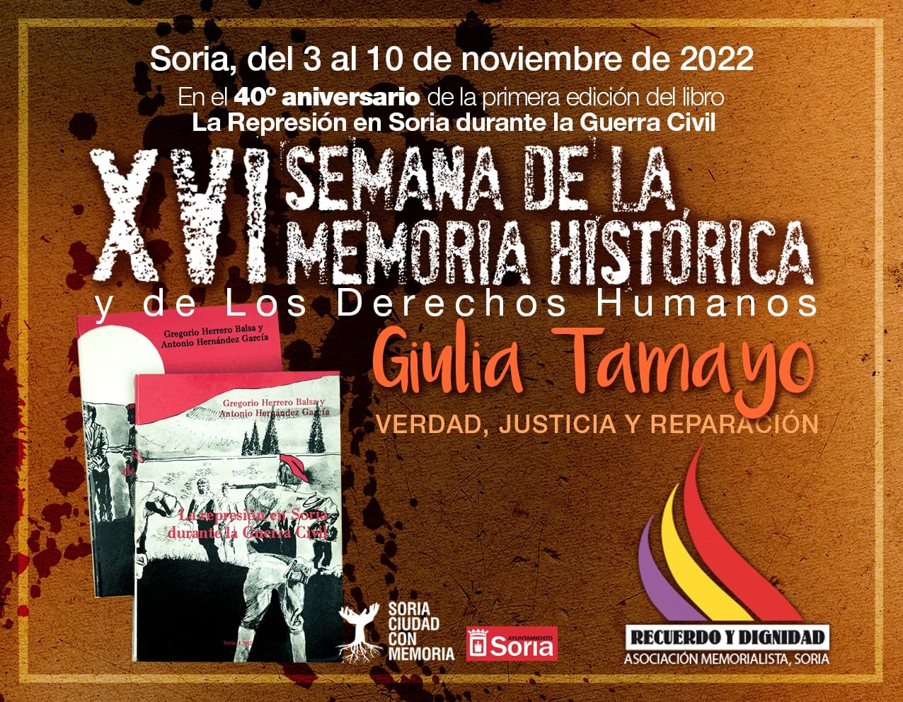 Cartel de la XVI Semana de la Memoria Histórica.