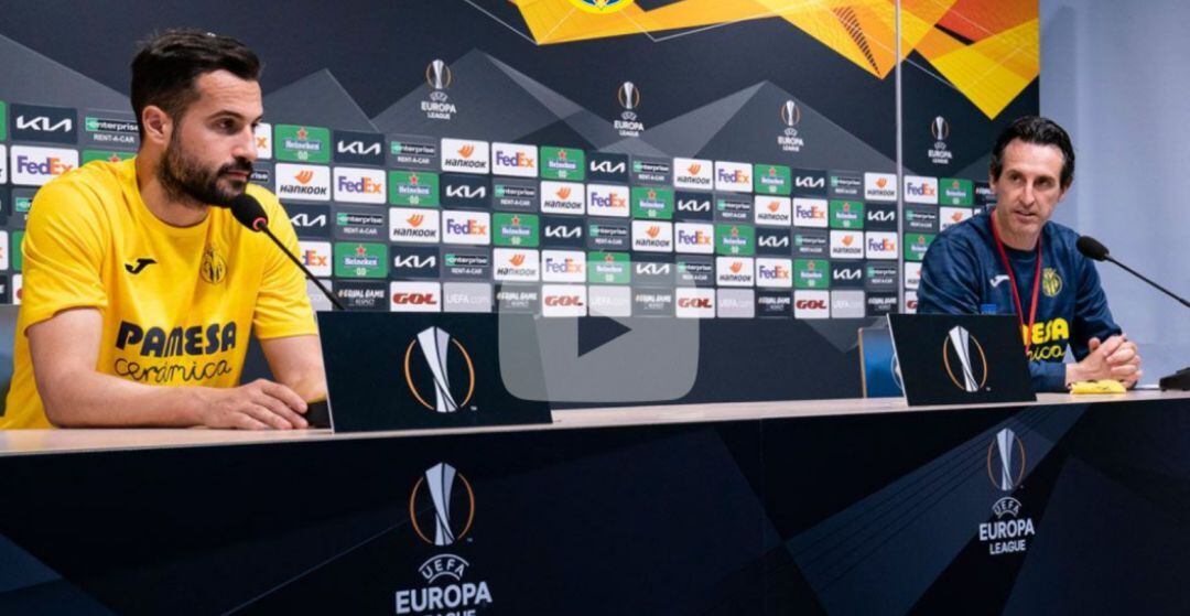 El entrenador del Villarreal, Unai Emery, y el jugador Mario Gaspar han comparecido ante los medios de comunicación para analizar la previa del encuentro ante el Dinamo de Kiev, correspondiente al choque de vuelta de los octavos de final de la UEFA Europa