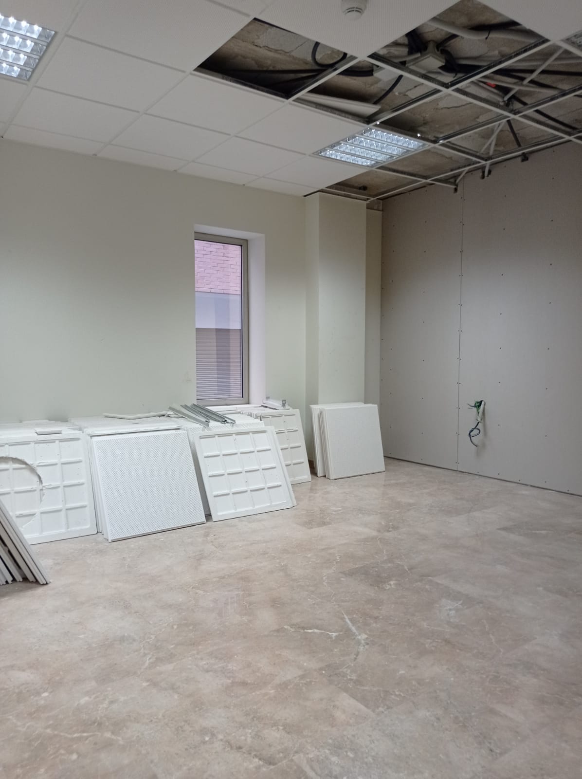 obras del cuartel de la policía local del barrio lorquino San Cristóbal