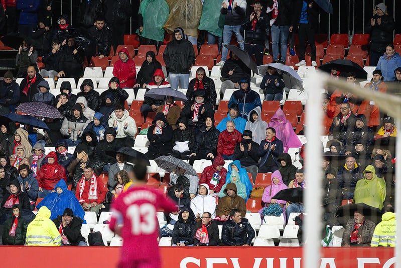Aficionados del Algeciras en Sevilla