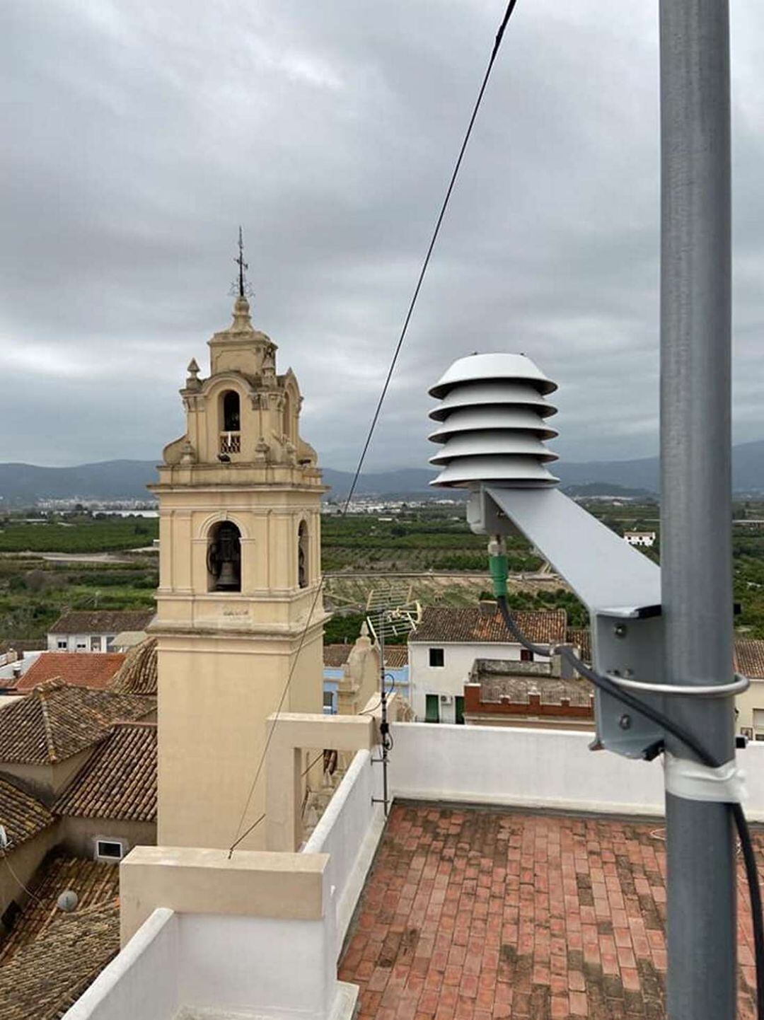 Sensor para medir la contaminación en el Real de Gandia 