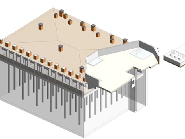 Simulación del depósito de tormentas de Nazaret