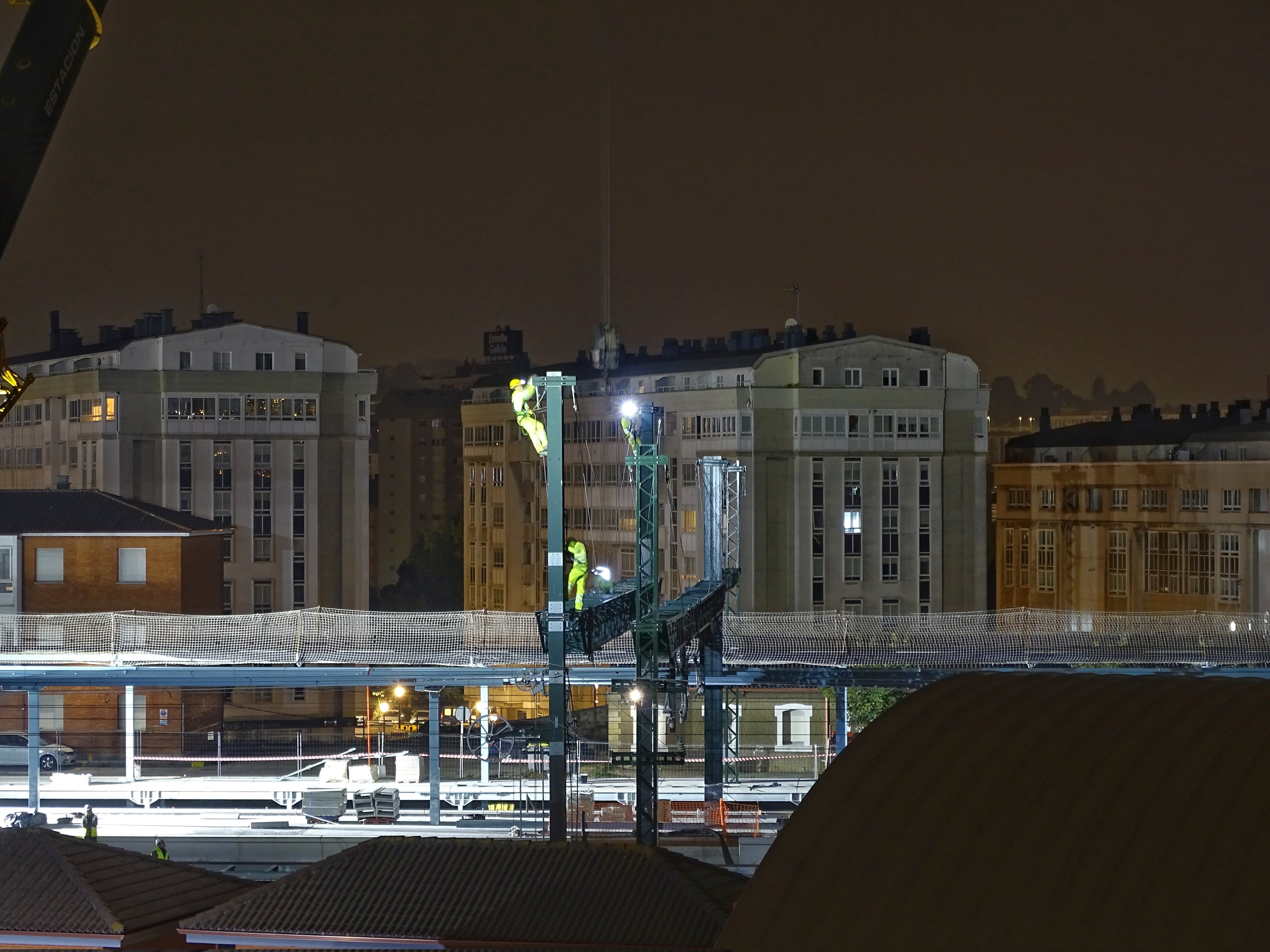 Obras en la estación del tren de A Coruña