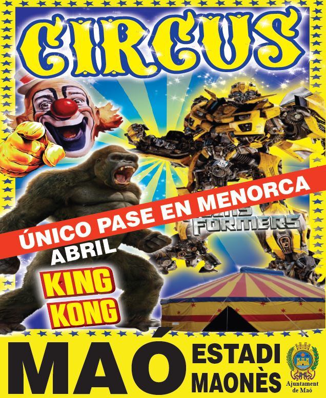 Cartel del Circo de Francia en Abril 2025