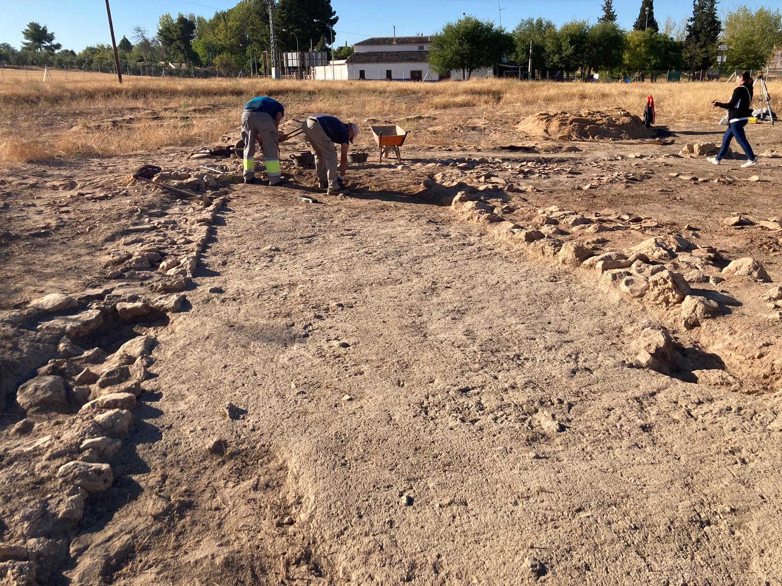 Imagen de la ciudad romana, en el entorno del Peral de Valdepeñas (Ciudad Real)