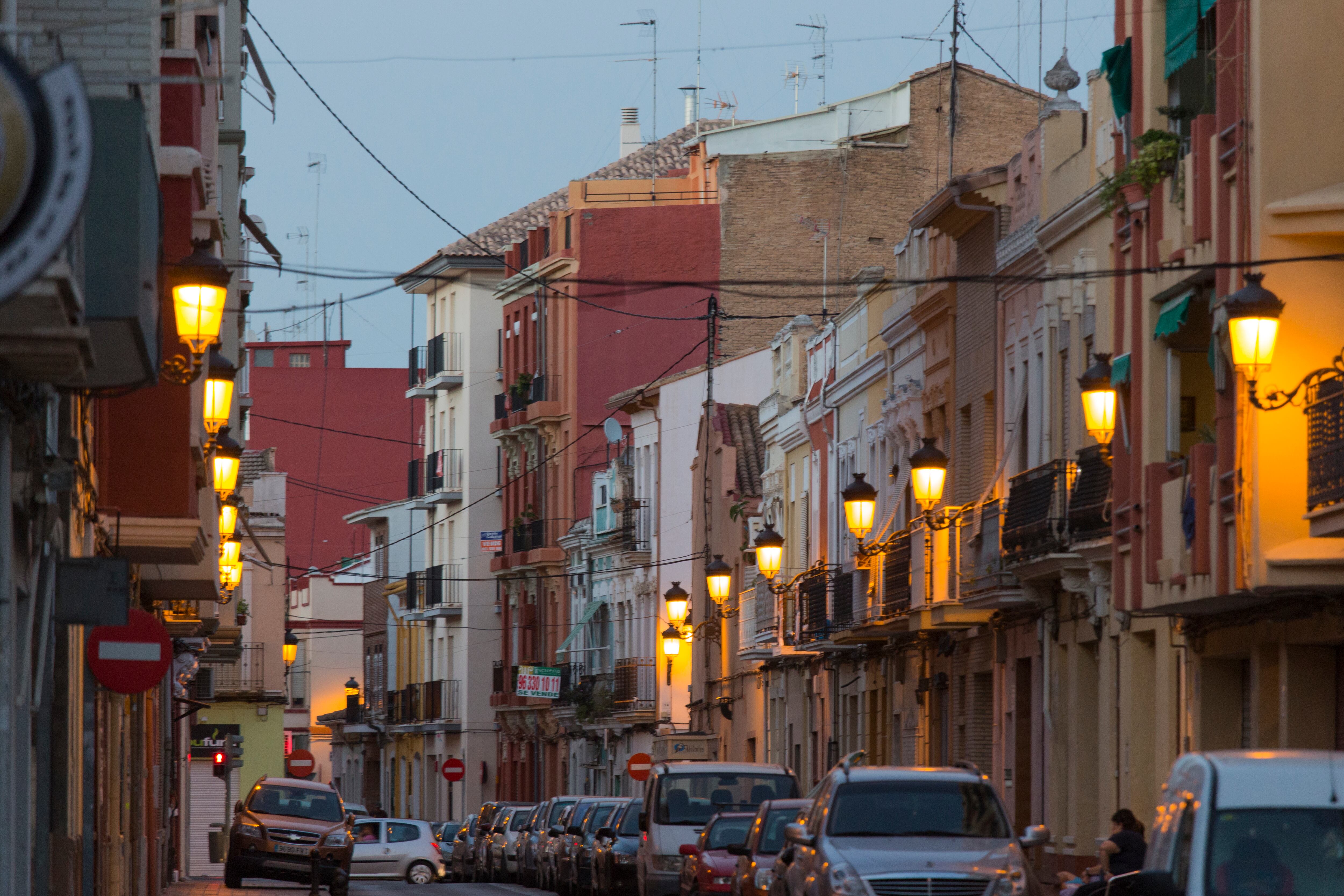 Imagen de archivo del barrio del Cabanyal de València.