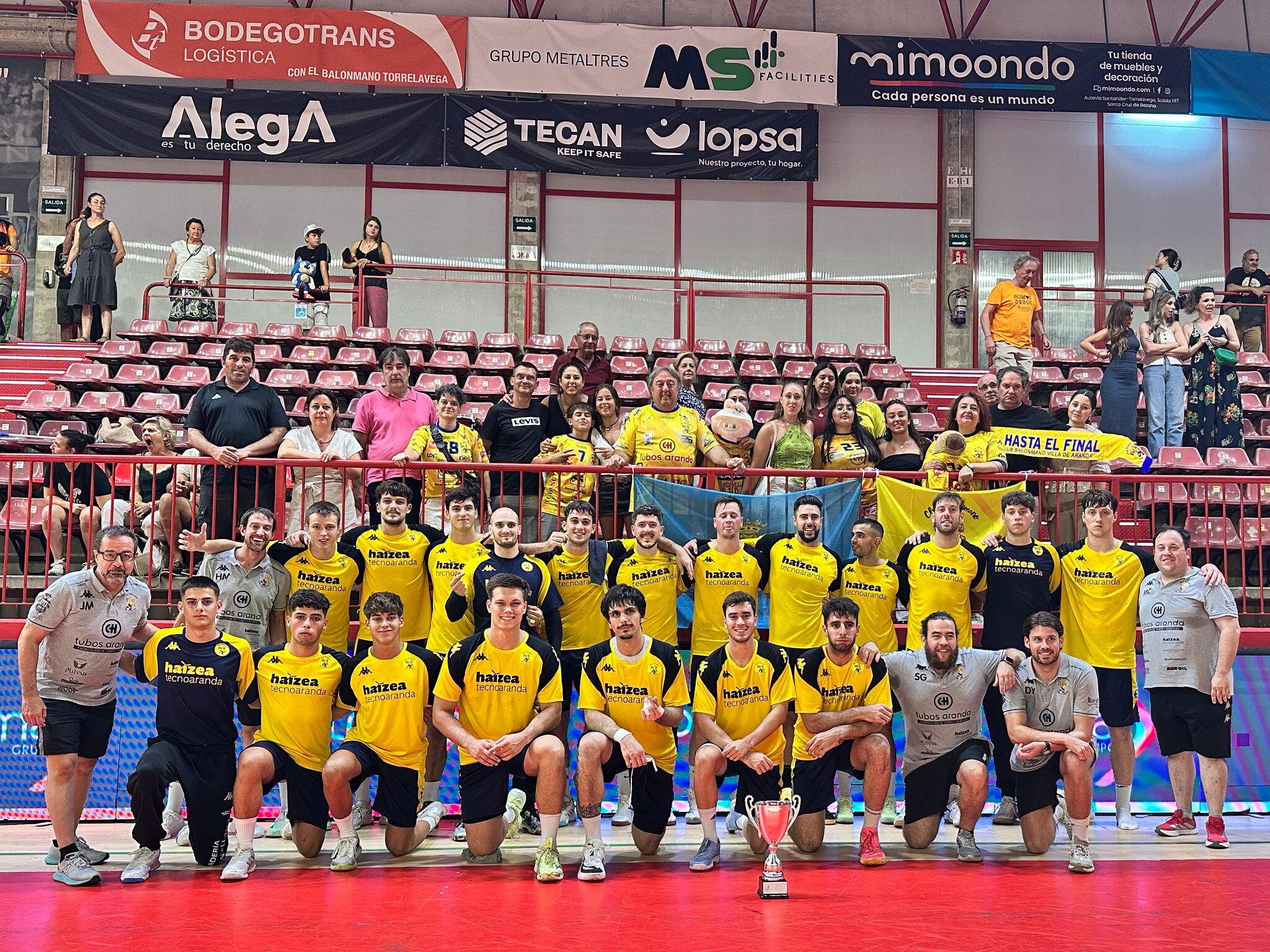 El equipo, con la afición amarilla desplazada