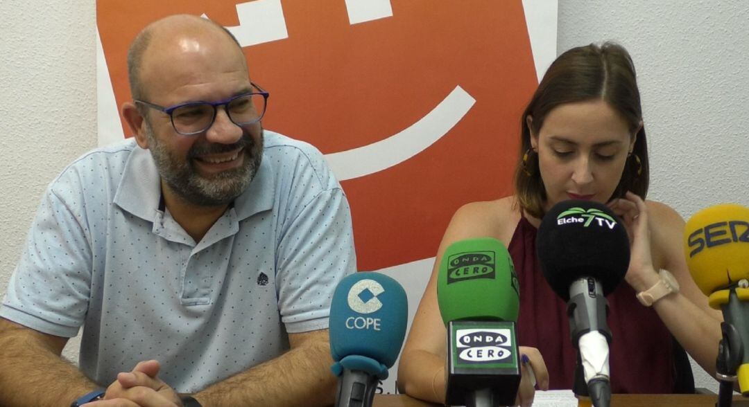 Esther Díez y Félip Sánchez, concejales de Compromis