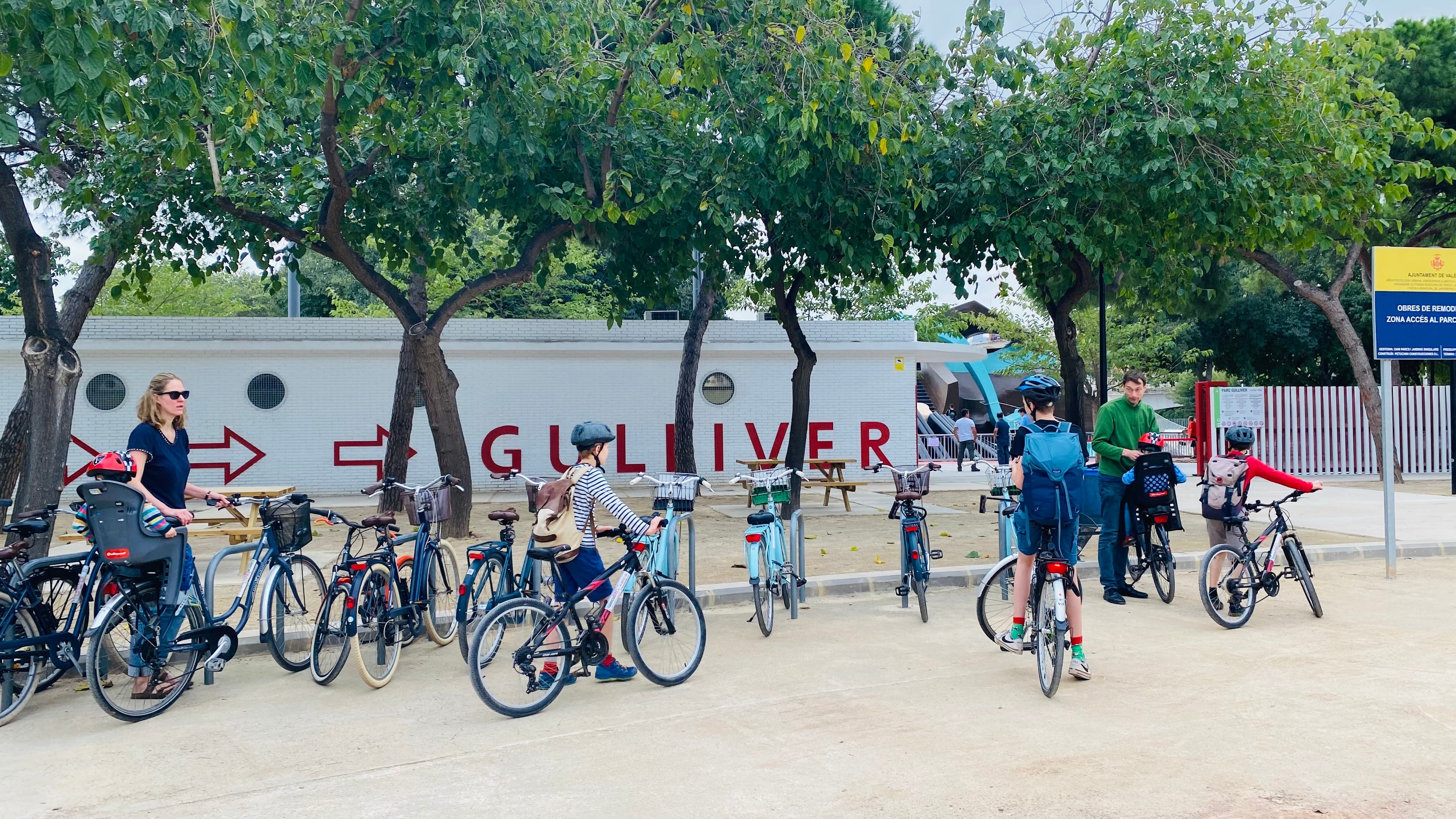 Imagen del parque Gulliver de València en su primer día tras la reapertura.