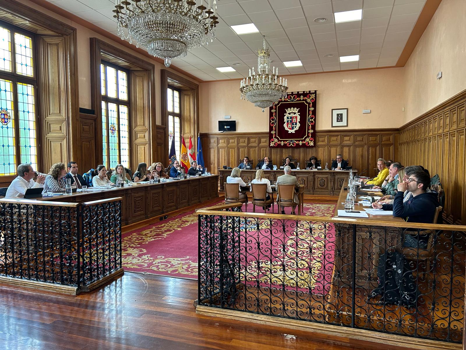 Pleno ordinario del Ayuntamiento de Palencia del mes de junio