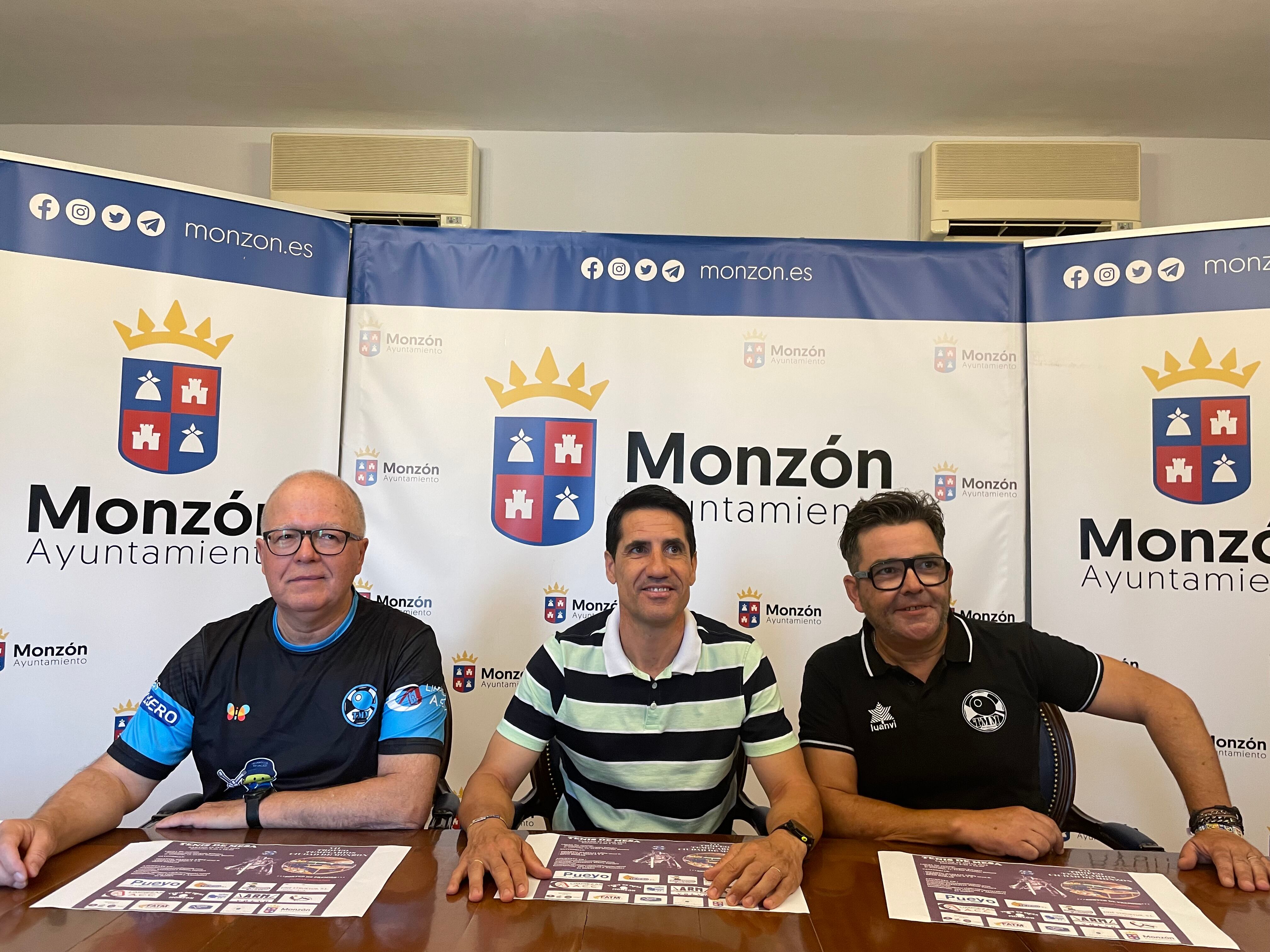 Presentación del VII Trofeo Templarios ‘Ciudad de Monzón’ de Tenis de Mesa