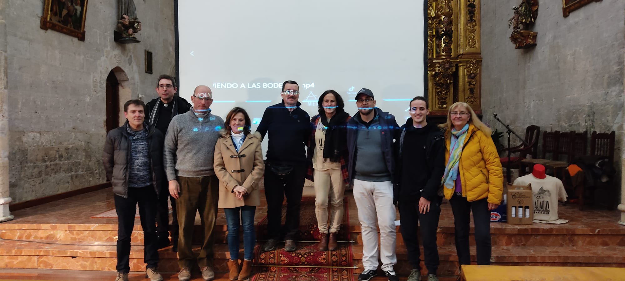 Foto de los ganadores y la organización