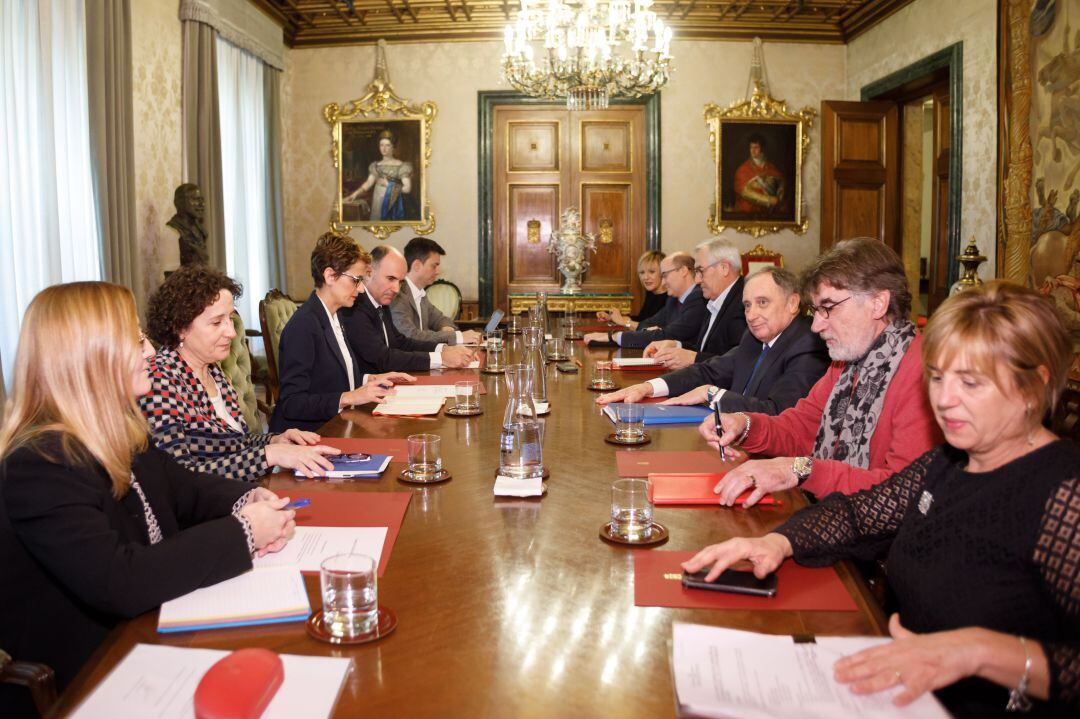 Pleno del Consejo de Diálogo Social, celebrado en enero de 2020