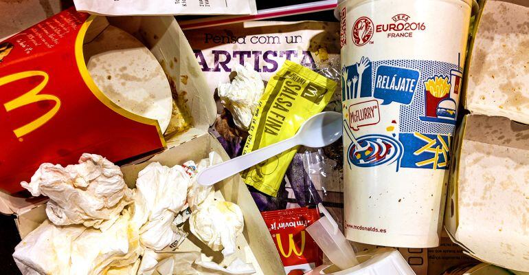 Una de les imatges de l'exposició, de Jordi V.Pou, a l'Espai Cavallers de Lleida.