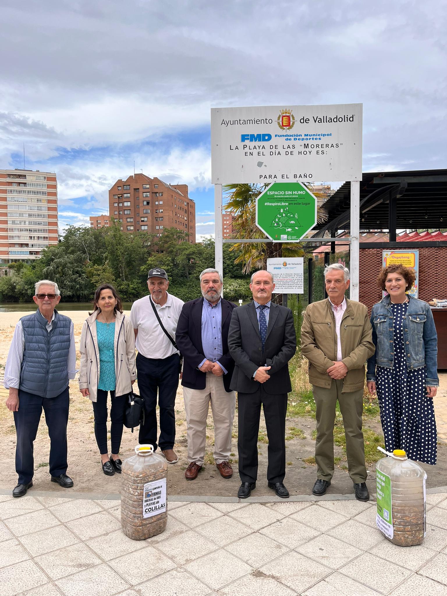 La Playa de Las Moreras se incorpora a los ‘Espacios Libres de Humo’ de Valladolid