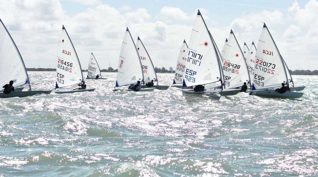 La regata del Campeonato de Andalucía se disputó en aguas de Puerto Real en Cádiz
