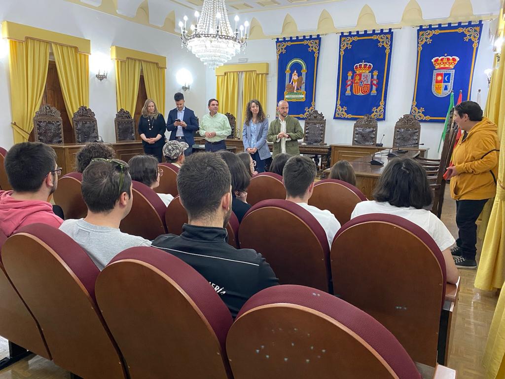 Encuentro en Porcuna de corresponsales juveniles de Jaén.