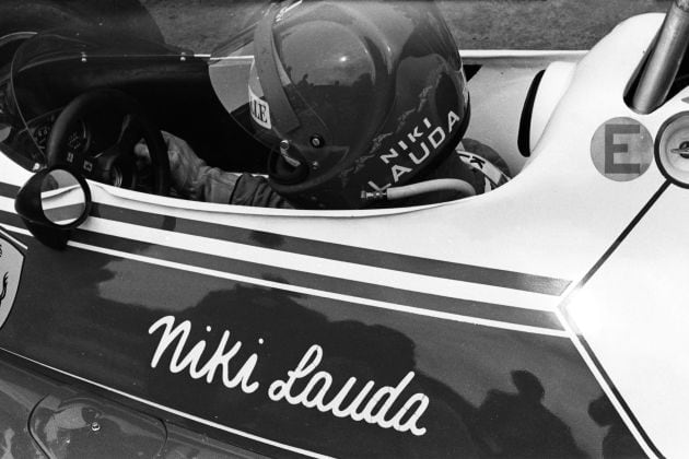 Imagen de Niki Lauda el 1 de agosto de 1976.