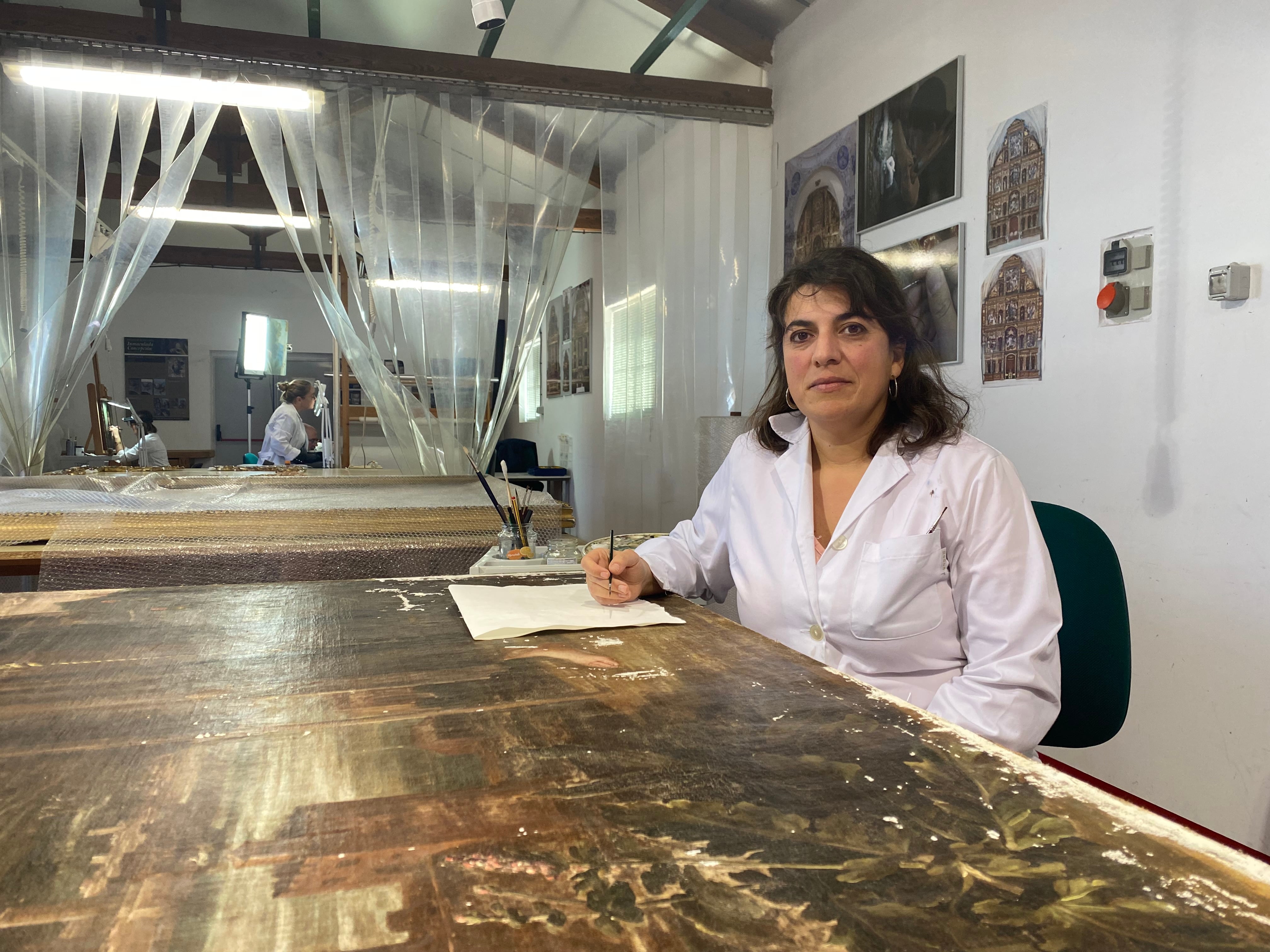 Ana Conesa es la jefa del Centro de Conservación y Restauración de la Diputación de Cuenca.