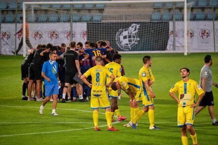 Los lamentos ribereños contrastaron al final del partido con la alegría segoviana.