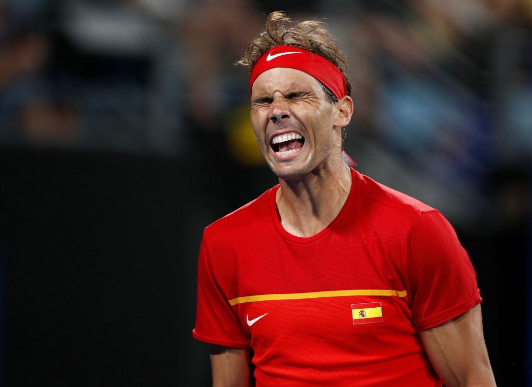 Nadal celebra el pase a la final de España