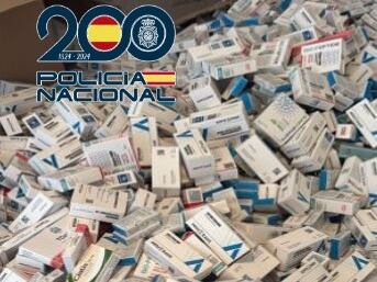 Parte de los anabolizantes incautados en Málaga