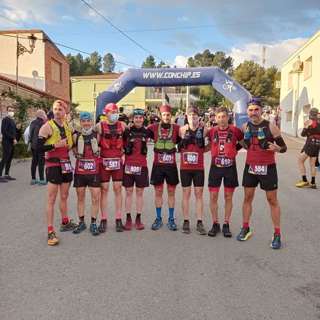 El equipo del Egary Trail fue campeón en Teresa de Cofrentes