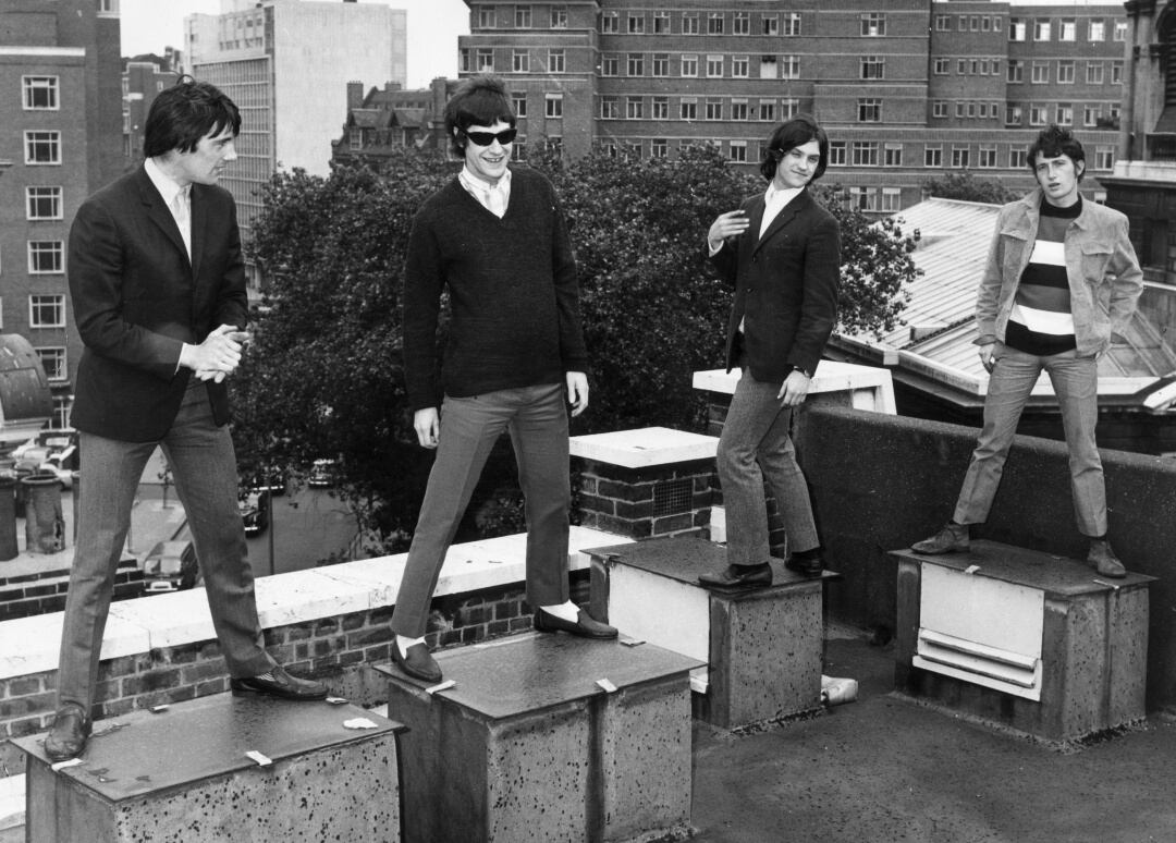 The Kinks en una fotografía de archivo de 1965