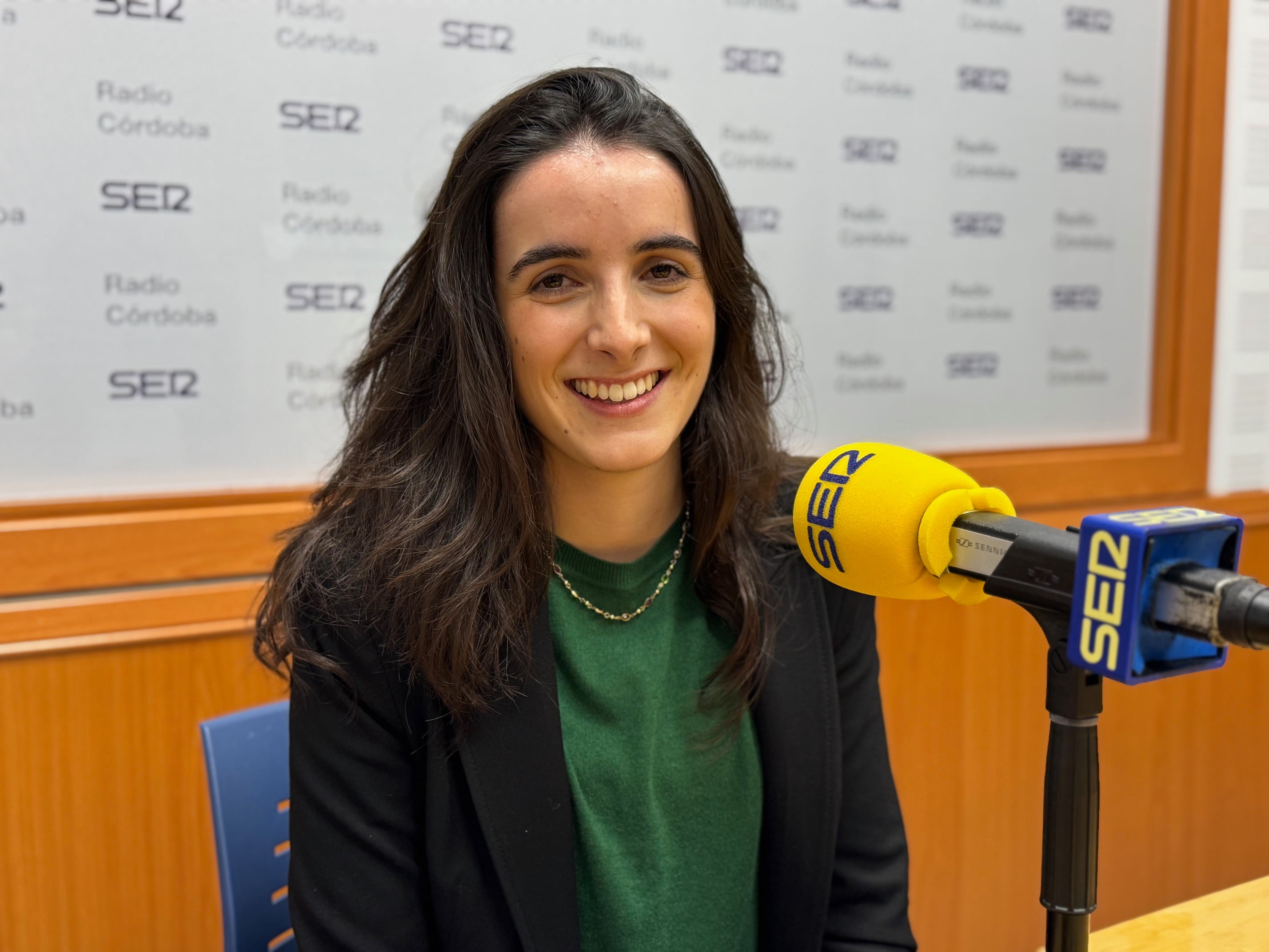 Rocío Jiménez, en el estudio de la SER